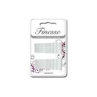 Finesse Hairgrips - White 4.5cm