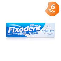 Fixodent Fresh Denture Adhesive Cream - 6 Pack