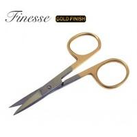 Finesse Gold Straight Nail Scissor