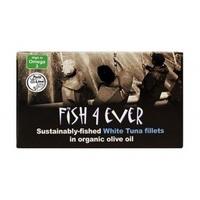 Fish 4 Ever White Tuna Steaks in Olive Oil 220g (1 x 220g)