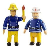 fireman sam 2 figure pack sam with axe officer steele