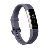 fitbit alta hr fitness wrist band large bluegrey