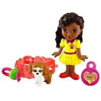 Fisher Price Dora and Friends - Little Figures - Emma and Lala Doggie Day Charms (cdr79)