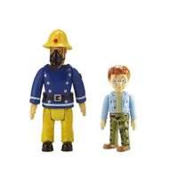 Fireman Sam Action Figures 2 Pack - Sam in Mask and Norman