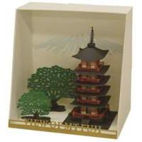 Five Story Pagoda Paper Building Sets