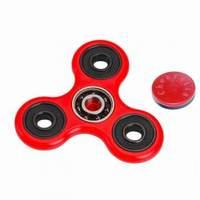 fidget spinner stress reduction toy red