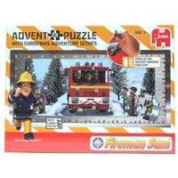 fireman sam giant advent calendar jigsaw puzzle 24 pieces