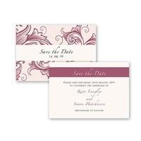 Filigree Scroll Wallet Save the Date