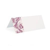 filigree scroll wallet place card