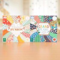 First Edition Premium Paper Pads Bundle 8x8 Grand Plans and Floral Fusion 407600
