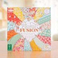 First Edition Premium Paper Pad Floral Fusion 12x12 407601