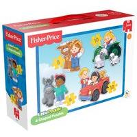 fisher price littlepeople 4 in 1 shaped jigsaw puzzles