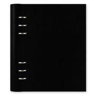 Filofax Clipbook Leather-Look Notebook Black