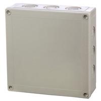 fibox pc 17560 hg mnx series polycarbonate enclosure 180x180x60mm