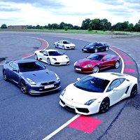 five supercar thrill with high speed passenger ride special offer