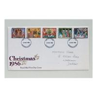 First Day Cover Christmas 1986