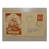 first day cover mayflower ships mail