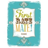 First Rate Mate | Personalised Card