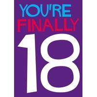 Finally 18 | Birthday Card