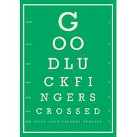 fingers crossed good luck card bb1050