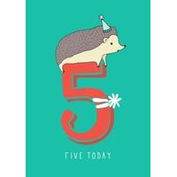 Five Today | Birthday Card | SS1005