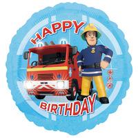 Fireman Sam Party Happy Birthday Helium Balloon