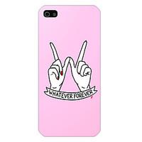 Finger Pattern Phone Back Case Cover for iPhone5C