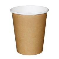 Fiesta Disposable Brown Hot Cups 225ml x50 Pack of 50