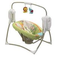 Fisher Price Rainforest Friends Spacesaver Cradle â??n Swing (bfh05)