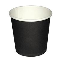 Fiesta Disposable Black Espresso Cups 112ml x1000 Pack of 1000