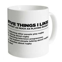 Five Things I Like - Rugby Mug