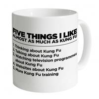 five things i like kung fu mug