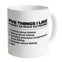 Five Things I Like - Fishing Mug
