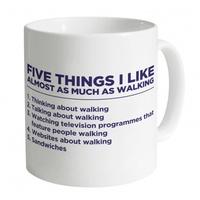 Five Things I Like - Walking Mug