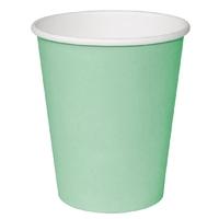 Fiesta Takeaway Coffee Cups Single Wall Turquoise 225ml x50 Pack of 50