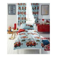 Fire Engines Double Duvet Cover and Pillowcase Set