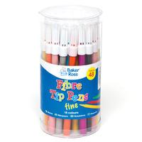 Fine Tip Fibre Pens Value Tub (Per 3 tubs)