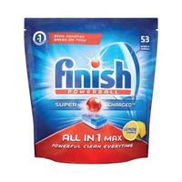 Finish All-in-One Dishwasher Powerball Tablets 1 x Pack of 53 Tablets