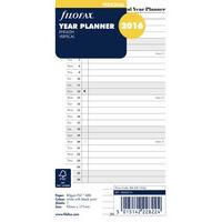 Filofax Personal Year Planner Vertical 2016