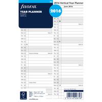 Filofax A5 Year Planner Vertical 2016