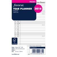 Filofax Pocket Year Planner Vertical 2016