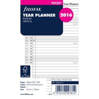 filofax pocket year planner vertical 2016