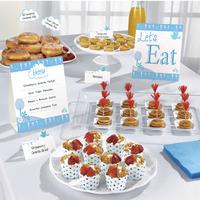 first communion buffet kit blue