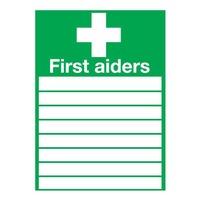 First Aiders Sign - Self Adhesive 300 x 200