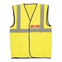 fire warden vest high visibility xl yellow ivgfvw