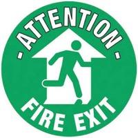 Fire Exit Graphic Floor Marker