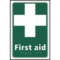 First Aid Braille Sign