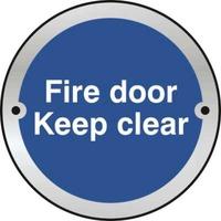 Fire Door Keep Clear Door Disc