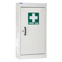 First Aid Wall Mounted Storage Cupboards 1 compartments with perspex panel c/w 2 shelves