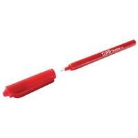 Fineliner 0.4mm Red Pens Pack of 10 WX25009